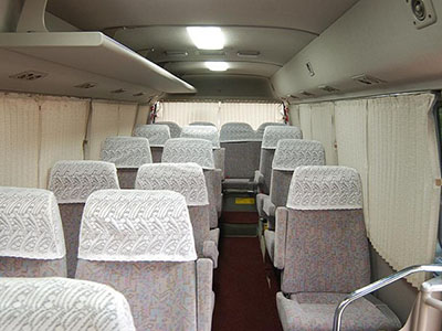 15 Seater Toyota Coaster Including 15 Seater Toyota Coaster Hire